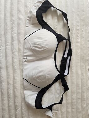 VSX White and Black Sports Bra